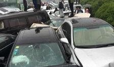 郑州爆料车祸最新消息视频,惨烈现场直击，多车连环相撞！